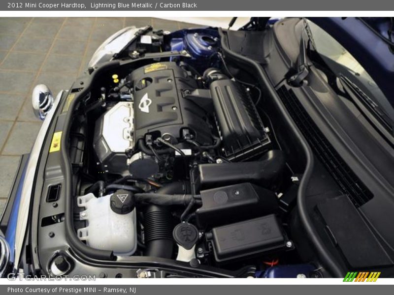 Lightning Blue Metallic / Carbon Black 2012 Mini Cooper Hardtop
