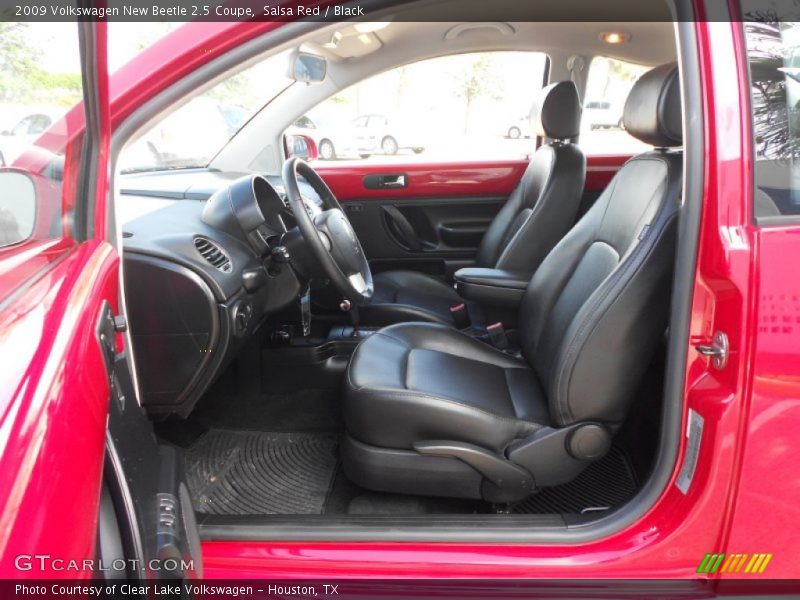 Salsa Red / Black 2009 Volkswagen New Beetle 2.5 Coupe