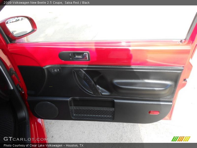 Salsa Red / Black 2009 Volkswagen New Beetle 2.5 Coupe