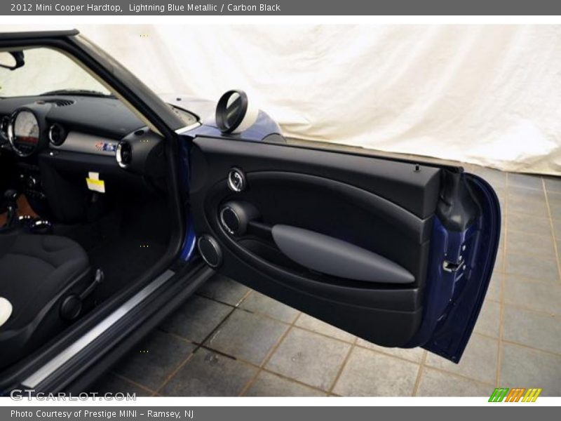 Lightning Blue Metallic / Carbon Black 2012 Mini Cooper Hardtop