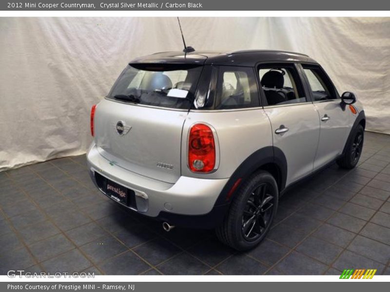 Crystal Silver Metallic / Carbon Black 2012 Mini Cooper Countryman