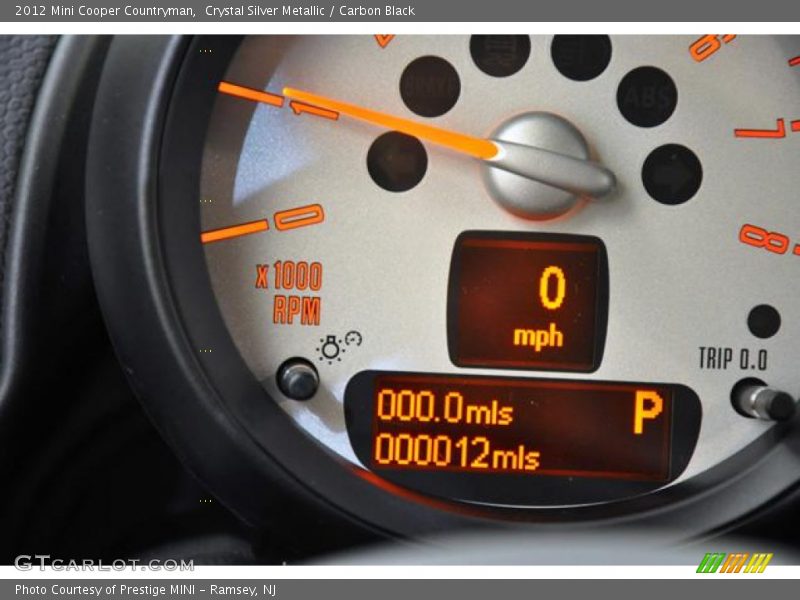Crystal Silver Metallic / Carbon Black 2012 Mini Cooper Countryman