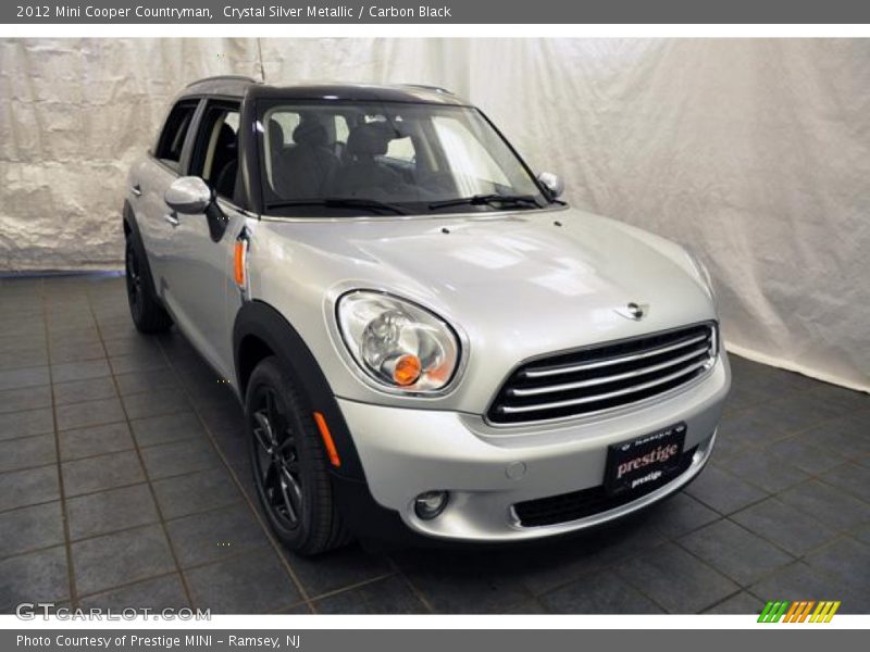 Crystal Silver Metallic / Carbon Black 2012 Mini Cooper Countryman