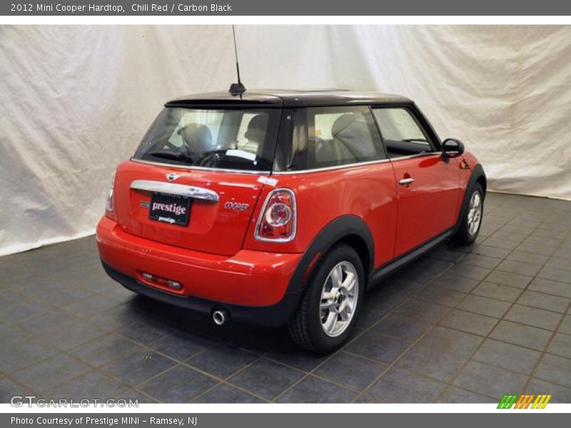 Chili Red / Carbon Black 2012 Mini Cooper Hardtop