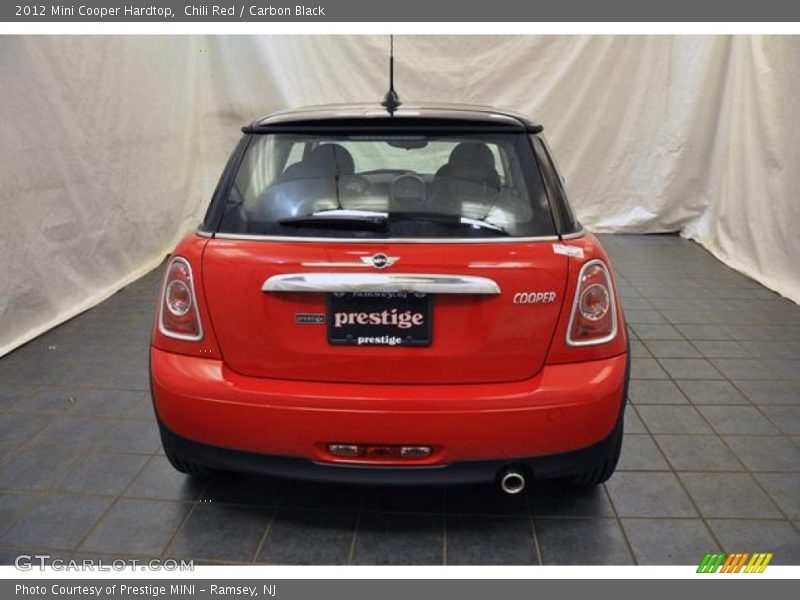 Chili Red / Carbon Black 2012 Mini Cooper Hardtop