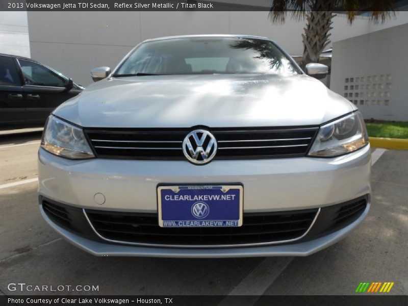 Reflex Silver Metallic / Titan Black 2013 Volkswagen Jetta TDI Sedan