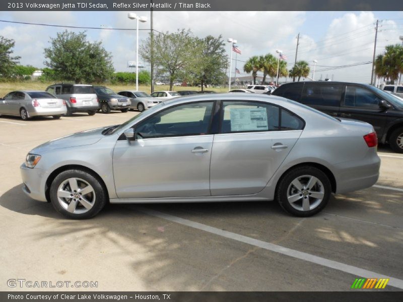 Reflex Silver Metallic / Titan Black 2013 Volkswagen Jetta TDI Sedan
