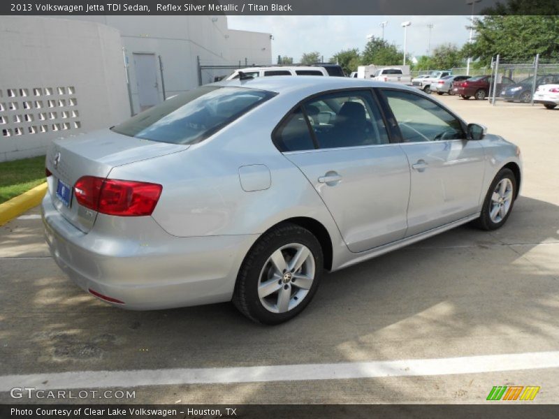 Reflex Silver Metallic / Titan Black 2013 Volkswagen Jetta TDI Sedan