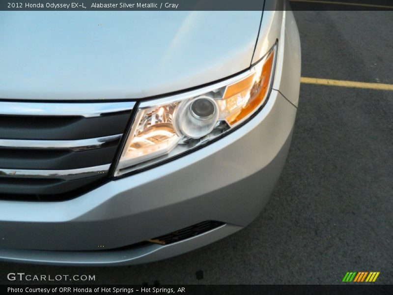 Alabaster Silver Metallic / Gray 2012 Honda Odyssey EX-L