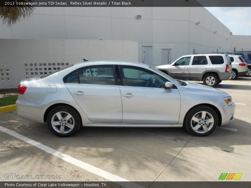 Reflex Silver Metallic / Titan Black 2013 Volkswagen Jetta TDI Sedan