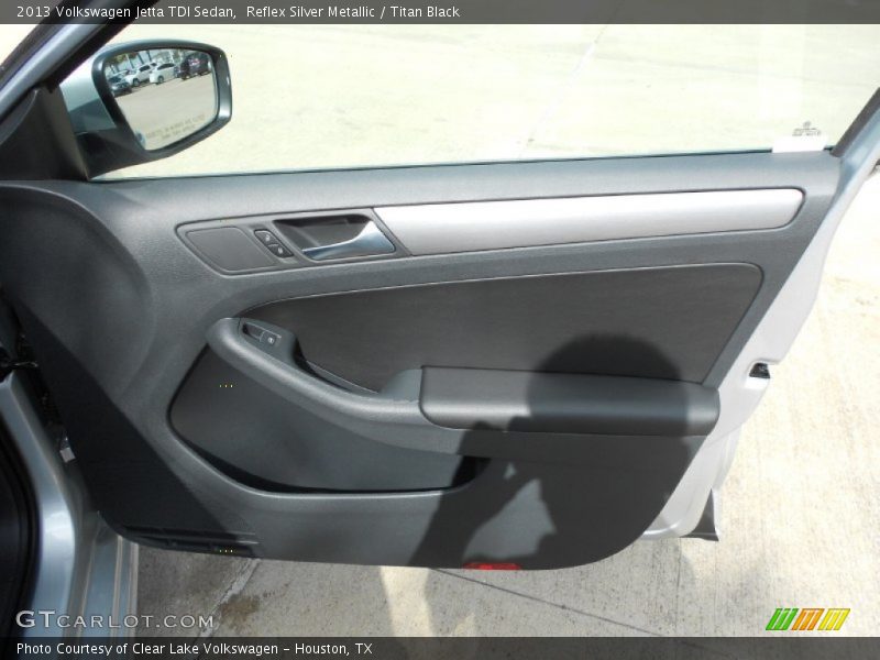 Reflex Silver Metallic / Titan Black 2013 Volkswagen Jetta TDI Sedan