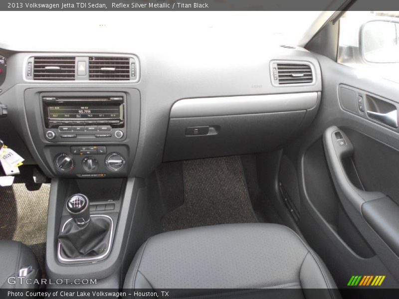 Reflex Silver Metallic / Titan Black 2013 Volkswagen Jetta TDI Sedan