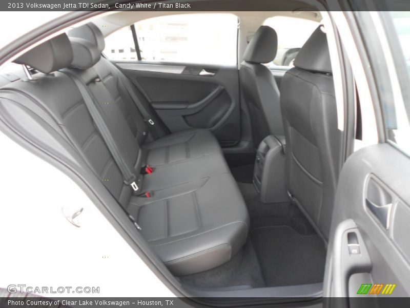 Rear Seat of 2013 Jetta TDI Sedan