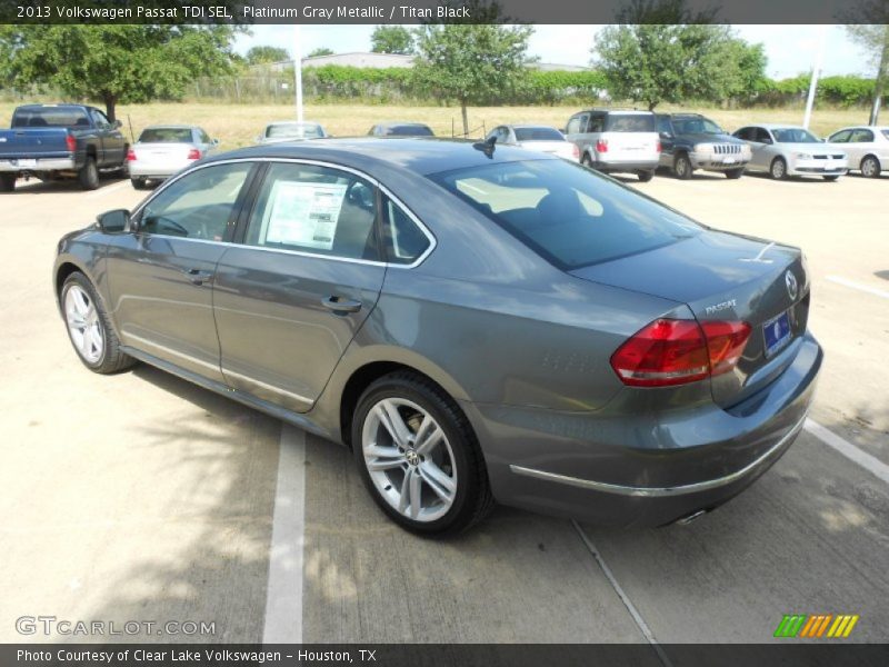 Platinum Gray Metallic / Titan Black 2013 Volkswagen Passat TDI SEL