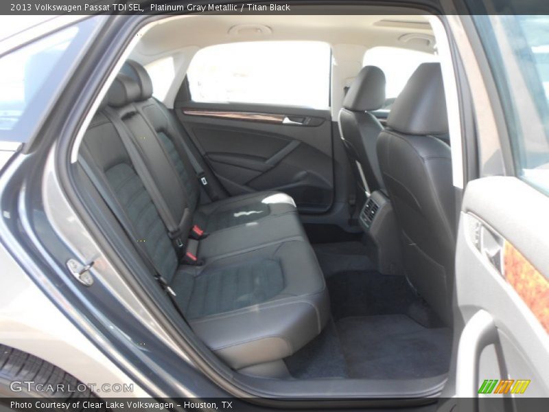 Rear Seat of 2013 Passat TDI SEL