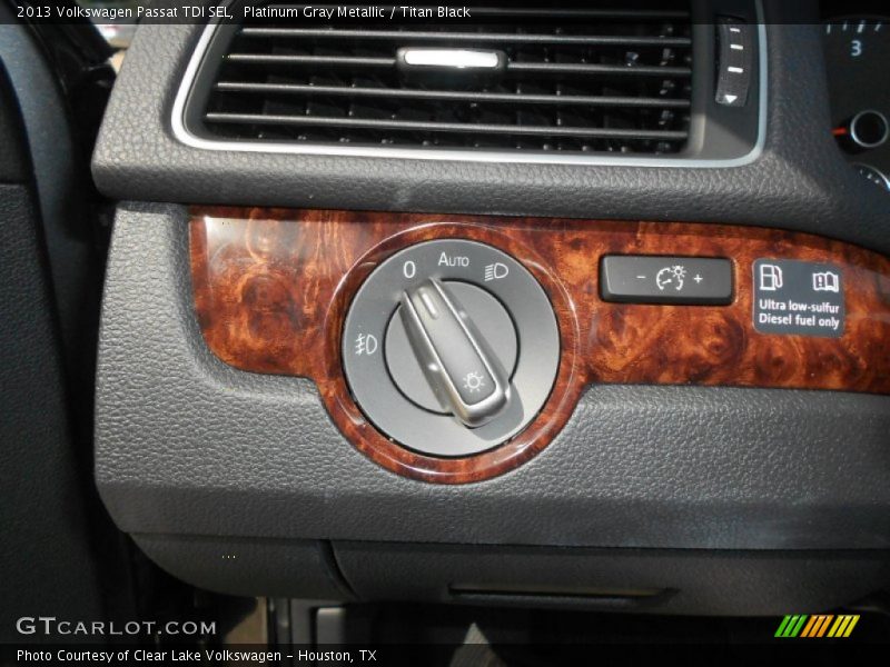 Controls of 2013 Passat TDI SEL