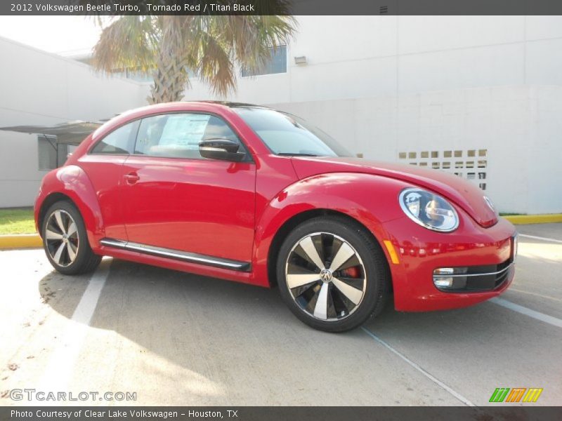 Tornado Red / Titan Black 2012 Volkswagen Beetle Turbo