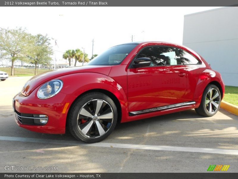 Tornado Red / Titan Black 2012 Volkswagen Beetle Turbo