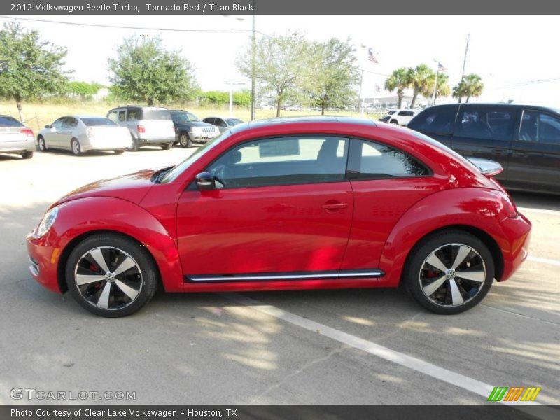 Tornado Red / Titan Black 2012 Volkswagen Beetle Turbo