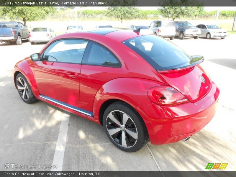 Tornado Red / Titan Black 2012 Volkswagen Beetle Turbo