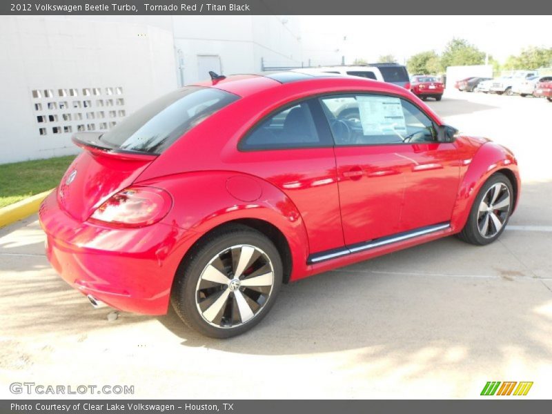Tornado Red / Titan Black 2012 Volkswagen Beetle Turbo