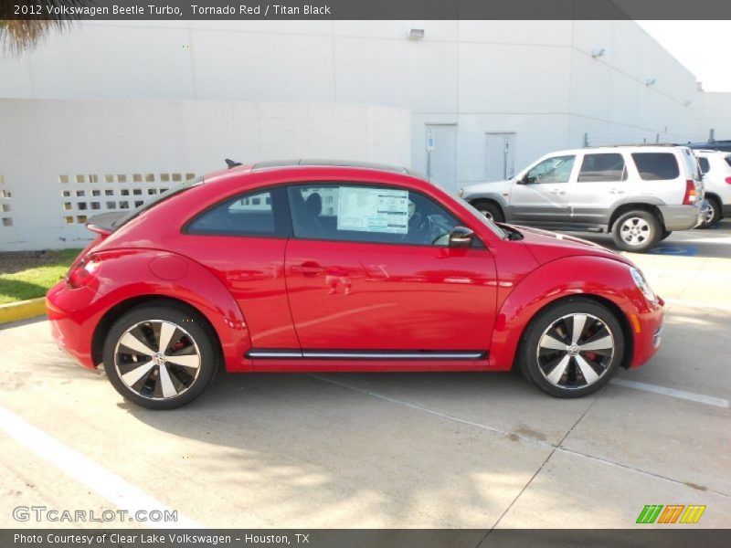 Tornado Red / Titan Black 2012 Volkswagen Beetle Turbo