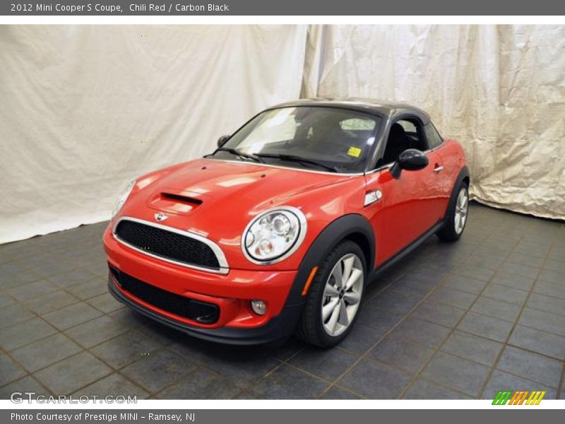 Chili Red / Carbon Black 2012 Mini Cooper S Coupe