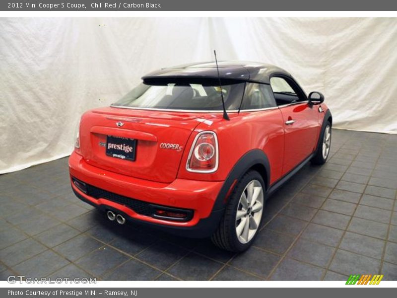 Chili Red / Carbon Black 2012 Mini Cooper S Coupe