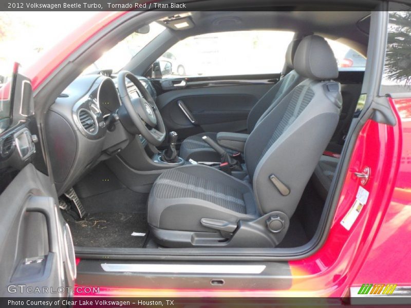 Tornado Red / Titan Black 2012 Volkswagen Beetle Turbo
