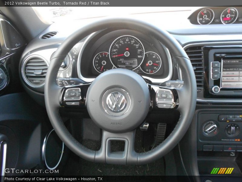 Tornado Red / Titan Black 2012 Volkswagen Beetle Turbo