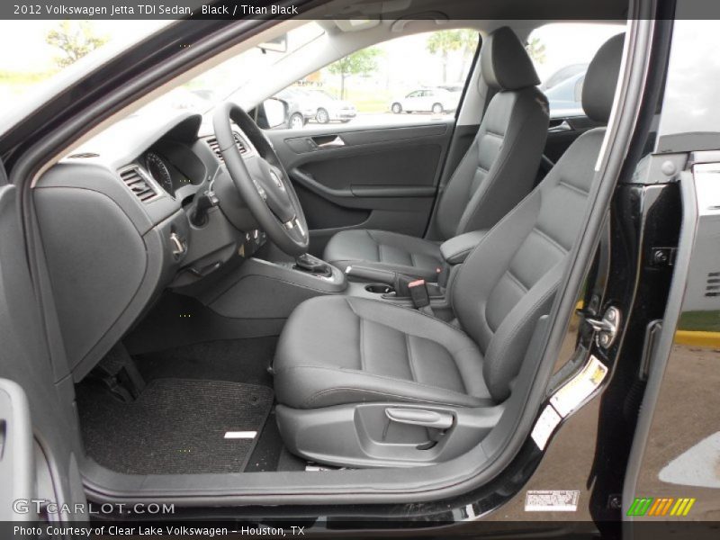 Black / Titan Black 2012 Volkswagen Jetta TDI Sedan