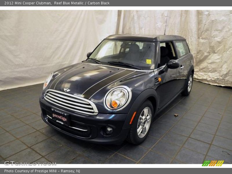 Reef Blue Metallic / Carbon Black 2012 Mini Cooper Clubman