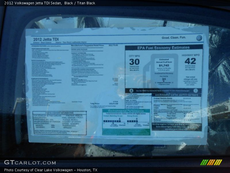 Black / Titan Black 2012 Volkswagen Jetta TDI Sedan