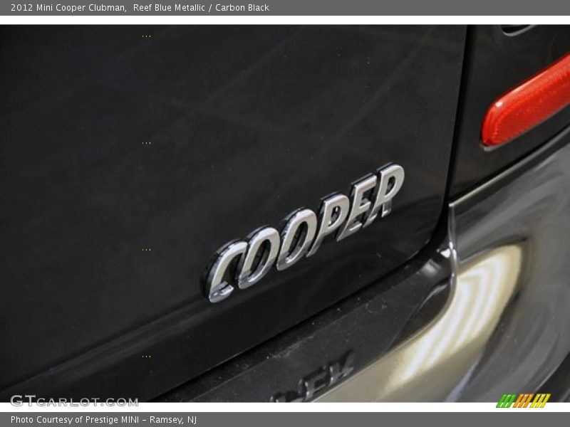 Reef Blue Metallic / Carbon Black 2012 Mini Cooper Clubman