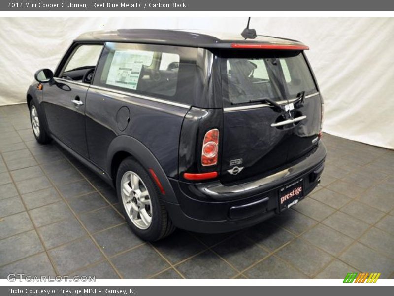 Reef Blue Metallic / Carbon Black 2012 Mini Cooper Clubman