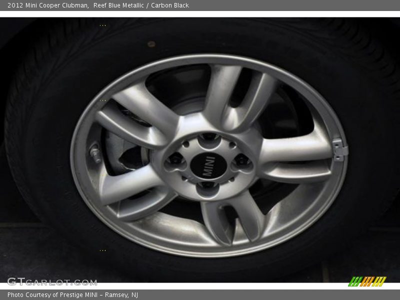 Reef Blue Metallic / Carbon Black 2012 Mini Cooper Clubman