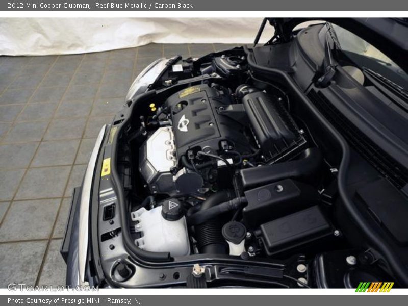 Reef Blue Metallic / Carbon Black 2012 Mini Cooper Clubman