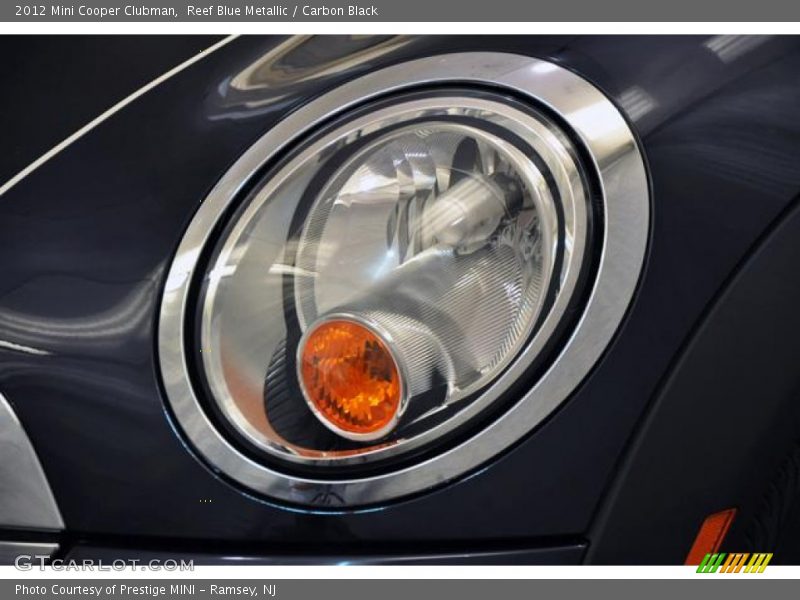 Reef Blue Metallic / Carbon Black 2012 Mini Cooper Clubman