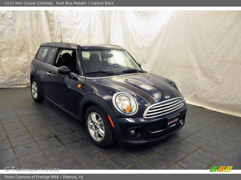 Reef Blue Metallic / Carbon Black 2012 Mini Cooper Clubman