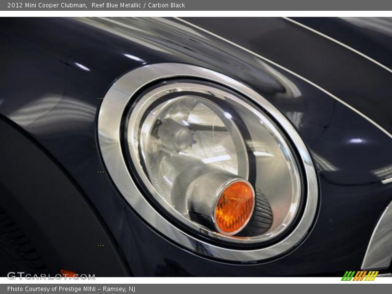 Reef Blue Metallic / Carbon Black 2012 Mini Cooper Clubman