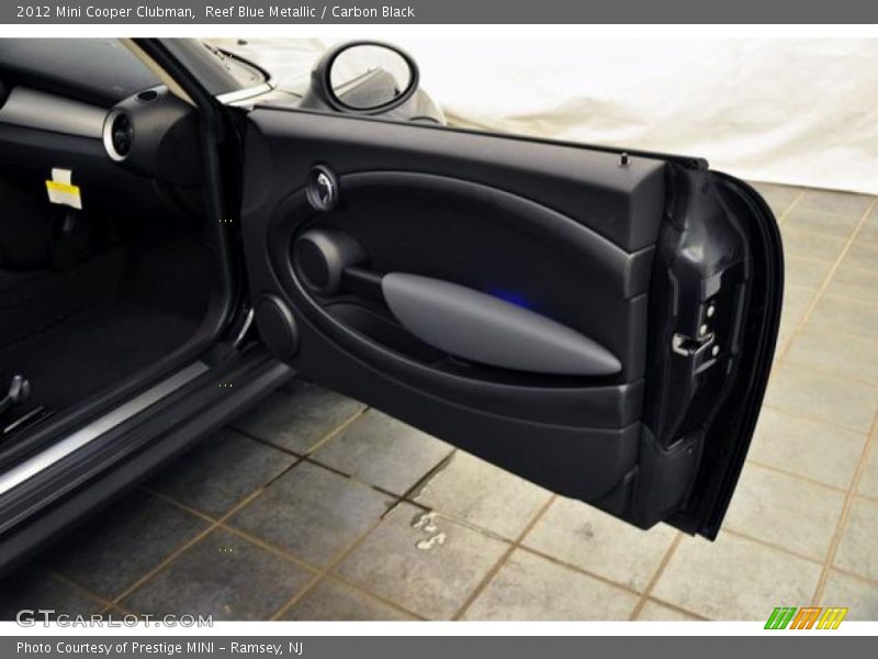 Reef Blue Metallic / Carbon Black 2012 Mini Cooper Clubman