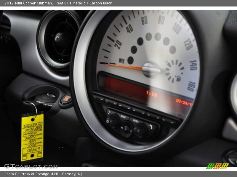 Reef Blue Metallic / Carbon Black 2012 Mini Cooper Clubman