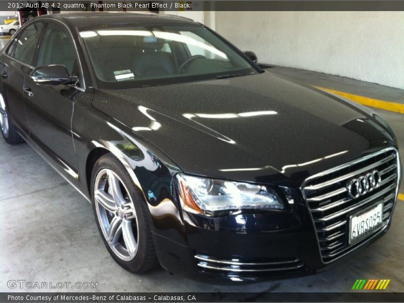 Phantom Black Pearl Effect / Black 2012 Audi A8 4.2 quattro