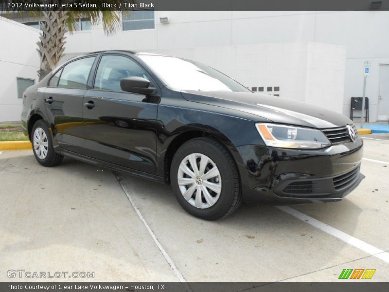 Black / Titan Black 2012 Volkswagen Jetta S Sedan