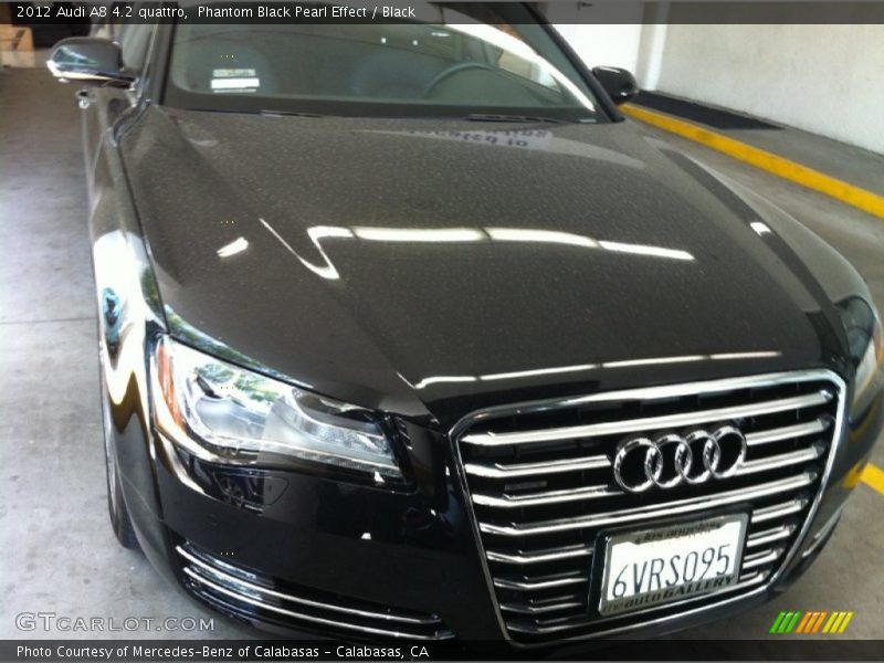 Phantom Black Pearl Effect / Black 2012 Audi A8 4.2 quattro