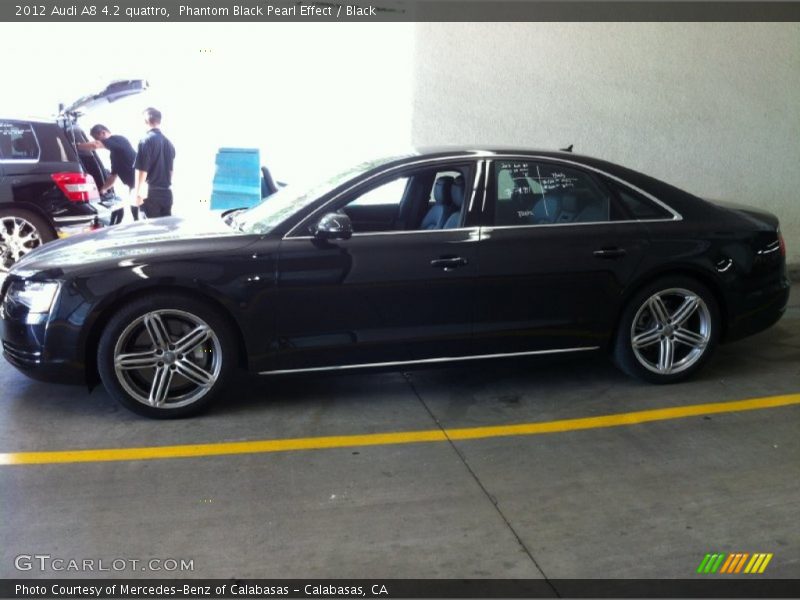 Phantom Black Pearl Effect / Black 2012 Audi A8 4.2 quattro