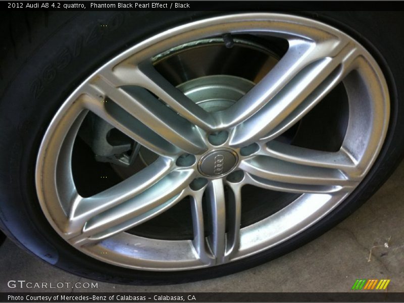 Phantom Black Pearl Effect / Black 2012 Audi A8 4.2 quattro