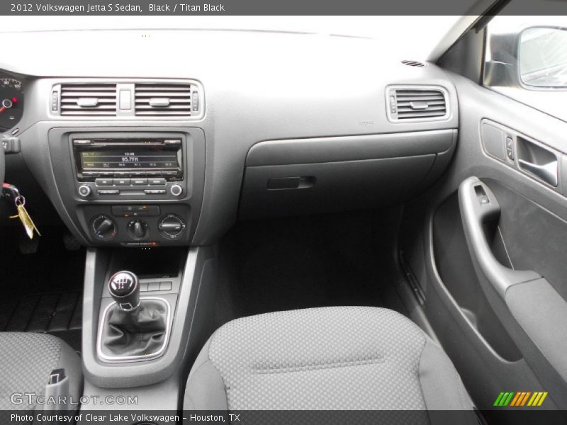 Black / Titan Black 2012 Volkswagen Jetta S Sedan