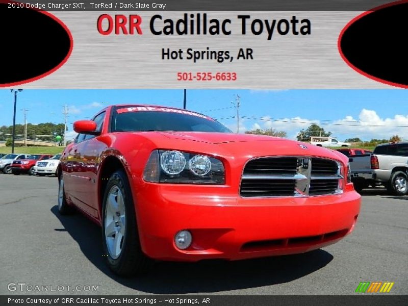 TorRed / Dark Slate Gray 2010 Dodge Charger SXT