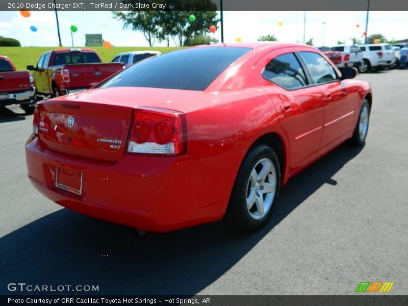TorRed / Dark Slate Gray 2010 Dodge Charger SXT